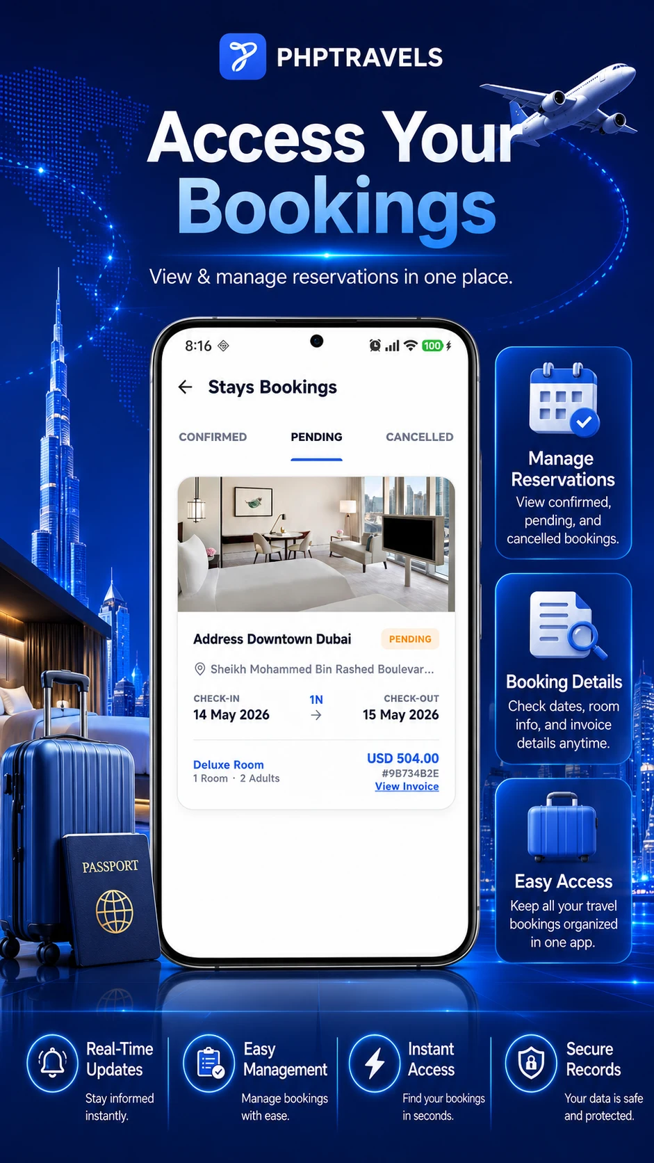 PHPTRAVELS screenshot